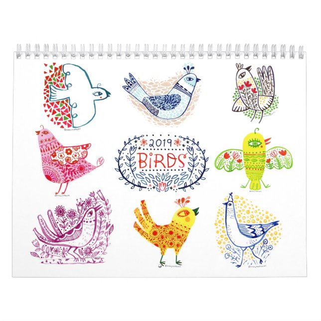 Fågelkalender Kalender (Omslag)