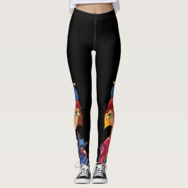Fågelkatt Dam Leggings