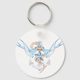 fågelkeychain nyckelring