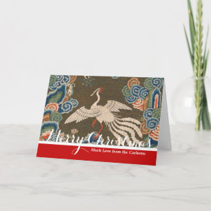 Fågelkinesisk antikskretor helgkort