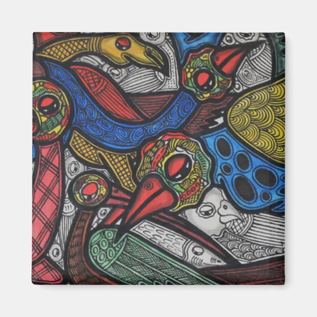 Fågelkonferens Magnet (Framsidan)