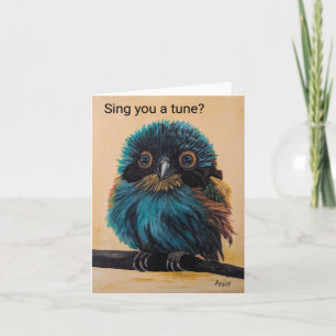 Fågelkort, 4 tum x 5,6 tum, vikt kort