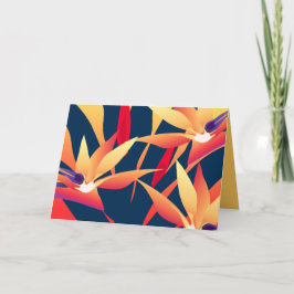 Fågelkort för paradistisk risk för öronmärkning kort