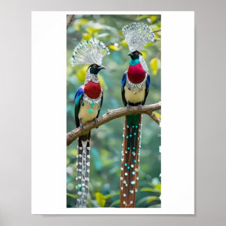 Fågellivet kan skrivas ut, Poster Pappert (projekt