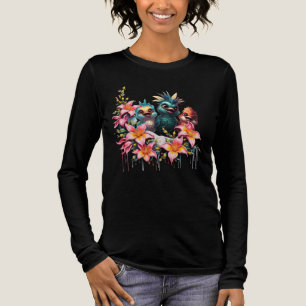 Fågelmagi i ett hav av blommor . t shirt