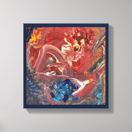 Fågelmålningen och målningen av akryl i Sjö Canvastryck