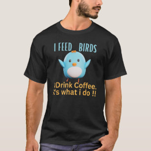 Fågelmatare Retro Classic Kärlek Garden Birds 4 T Shirt
