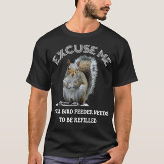 Fågelmataren är tom, lustig japa Älskare T Shirt