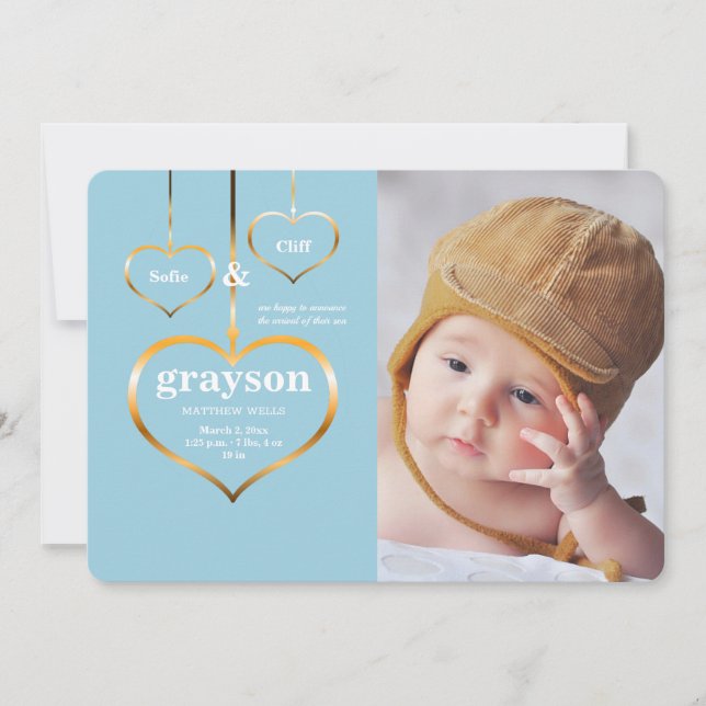 Fågelmeddelande om tre hörn meddelande (Framsida)