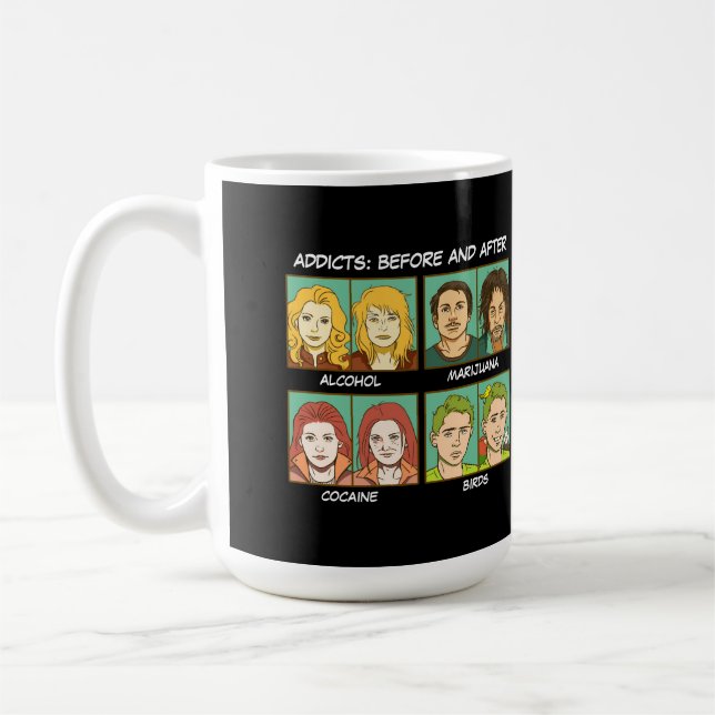 Fågelmeme Kaffemugg (Vänster)