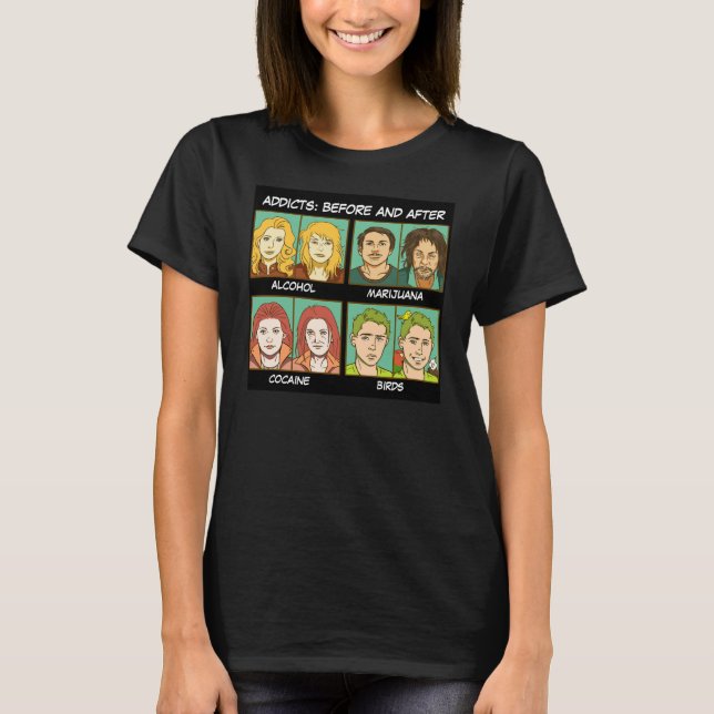 Fågelmeme Tee (Framsida)