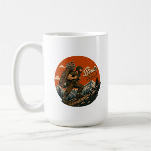 Fågelmode Vintage Golfäventyrsmugg Kaffemugg