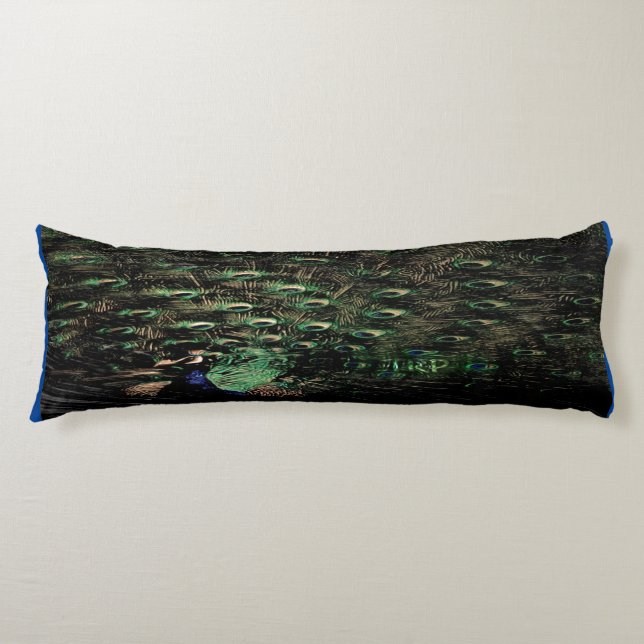 Fågelmodeller: Söt Peacocks 03-05 Kroppskudde (Framsidan)