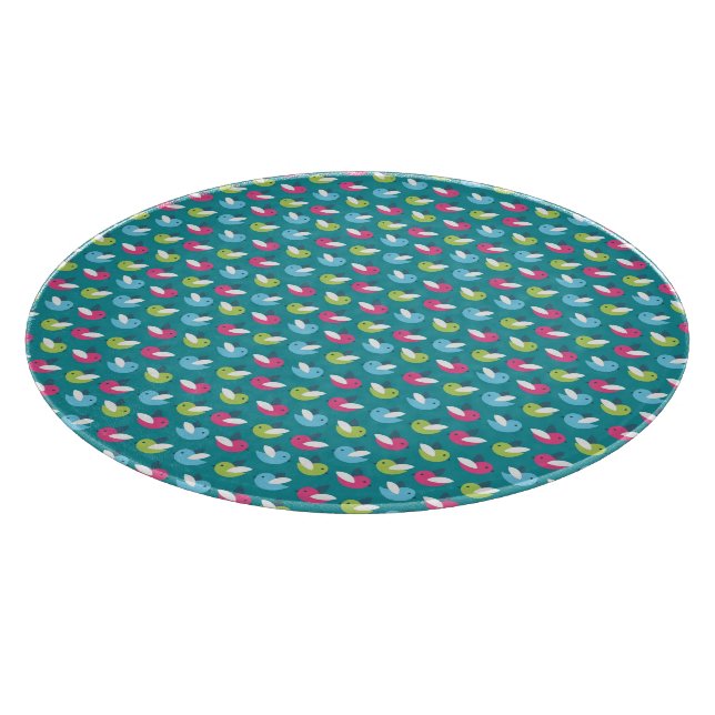 Fågelmönsterblått (Hörn)