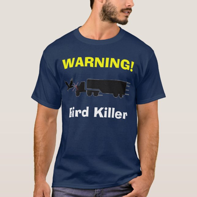 FågelmördareT-tröja T-shirt (Framsida)