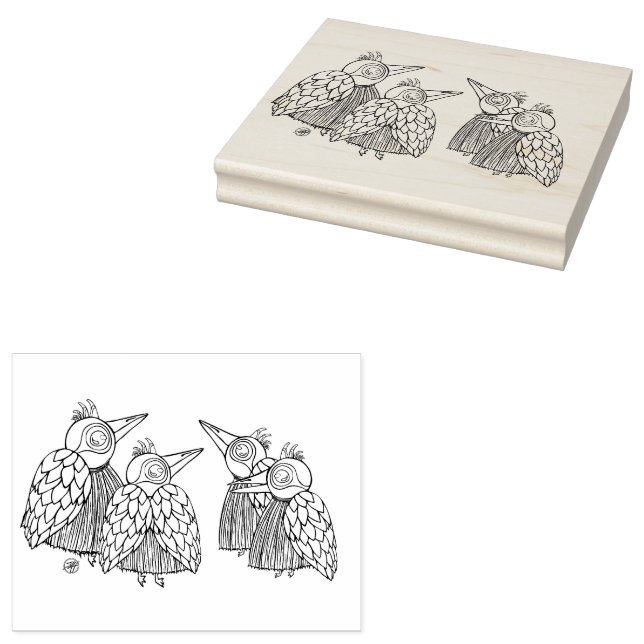 Fågelmöte Stämpel (Stämplad)