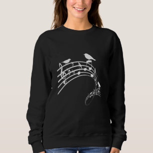 Fågelmusik     Musikalisk undulat & noter för fåge T Shirt