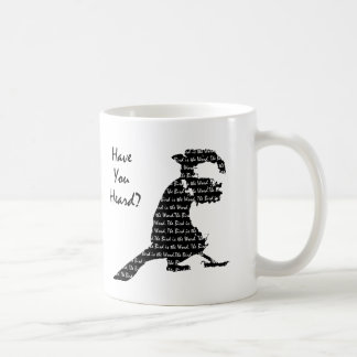 Fågeln är ord kaffemugg