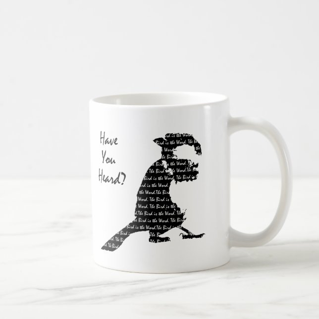 Fågeln är ord kaffemugg (Höger)