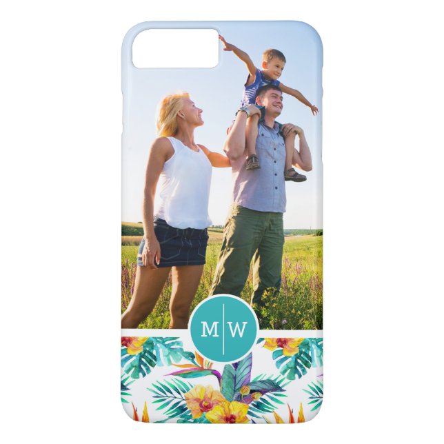 Fågeln av paradis | tillfogar din foto & Monogram Case-Mate iPhone Skal (Baksida)