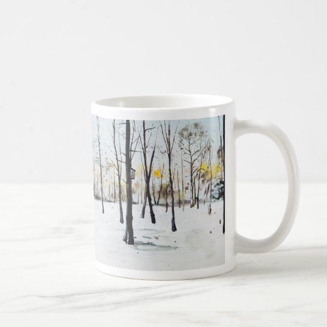 Fågeln boxas studien Ohlsdorf 2013 Kaffemugg (Höger)