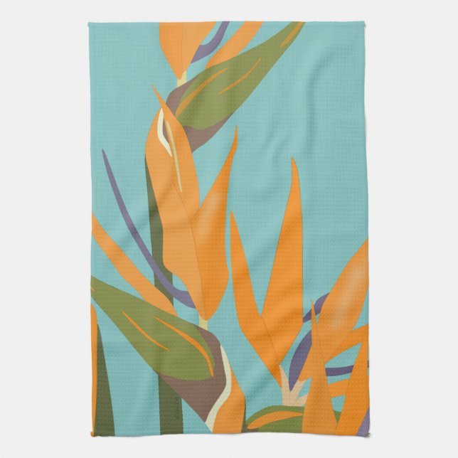 Fågeln på Paradise Kitchen Towel Kökshandduk (Vertikal)