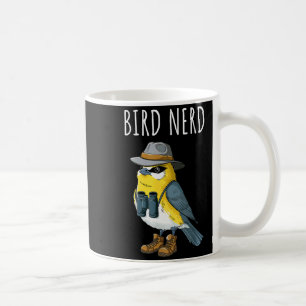 Fågelnerd Roligt Fågelskådning Fågelskådarentusias Kaffemugg