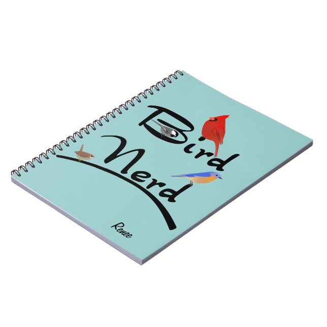 FågelNerdanteckningsbok Anteckningsbok (Vänstra Sidan)