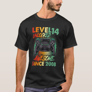 Fågelnivå 14 olåst Fantastisk 2008 V T Shirt