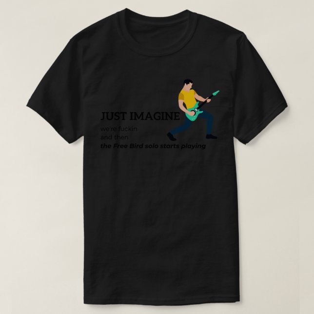 Fågelnota, praktiskt taget specifikt t shirt (Design framsida)