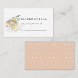 Fågelns bästa Rosa babykläder Diaper Raffle Biljet Tilläggskort