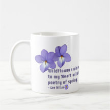 Fågelns fot Violets Wildblommor Citat