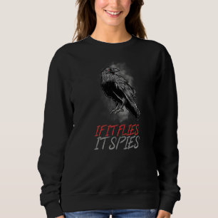 Fågelns Kråka är inte verklig rörelse om den flyge T Shirt
