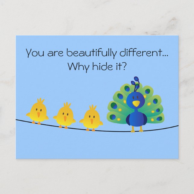 Fågelns och en boskaps lera och färg vykort (Framsida)