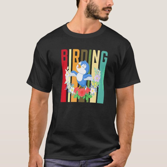 Fågelobservationer T Shirt (Framsida)