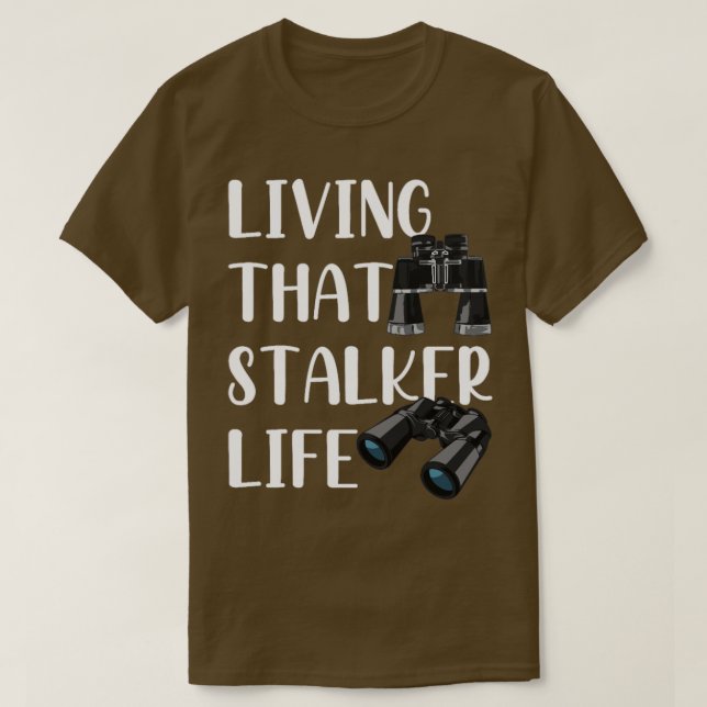 Fågelobservationsutkast för en fågelvaktare t shirt (Design framsida)