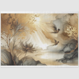 Fågelpapper, decoupage, gift Wrapping