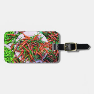 Fågelpeppar i Öga Chili Peppers Bagagebricka