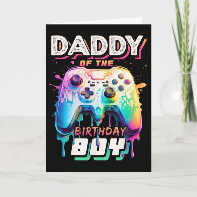 Fågelpojken Matching Video Game Birt Kort (Framsida)