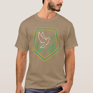 Fågelpresentretro älskare t shirt