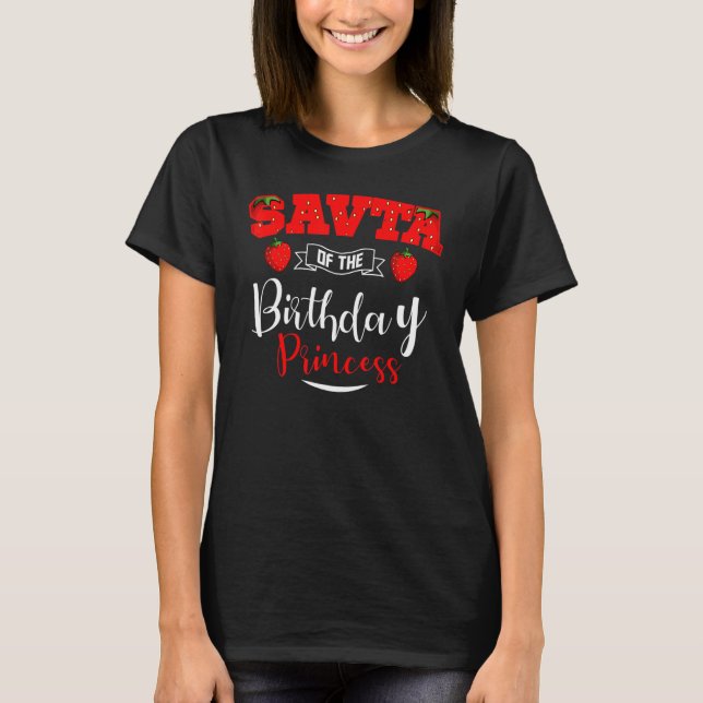 Fågelprinsessan Strawberry Theme Bd T Shirt (Framsida)