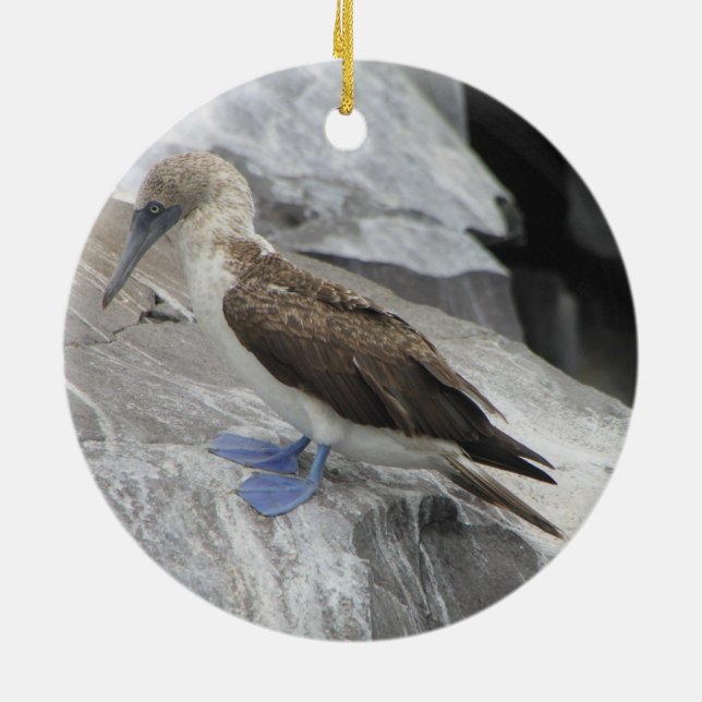 Fågelprydnad Julgransprydnad Keramik (Baksidan)