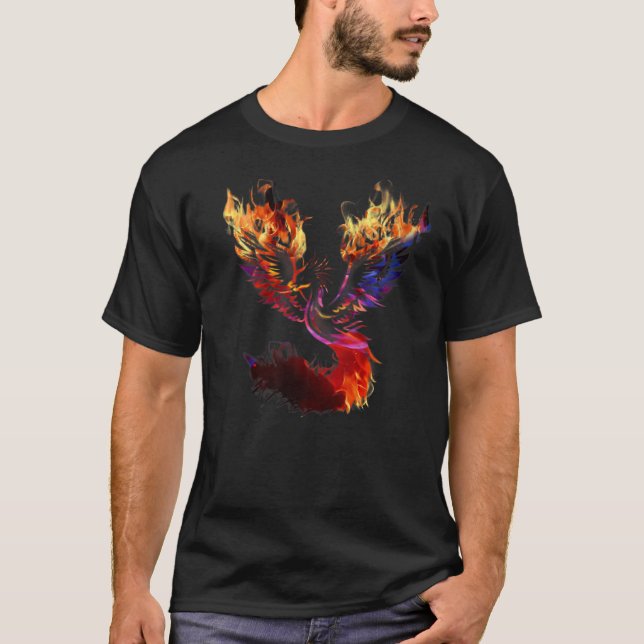Fågelrebard i Phoenix stigning upp från askRem T Shirt (Framsida)
