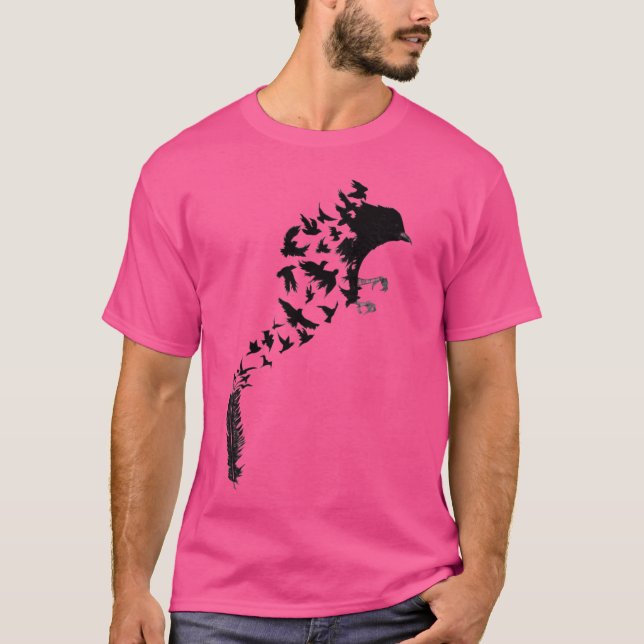 fågelreflektor, vintage t shirt (Framsida)