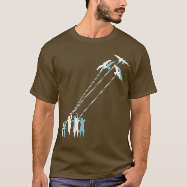 Fågelreklamblad T-shirt (Framsida)