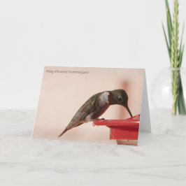 Fågelsamling: Hummingbird (blank notes) Kort