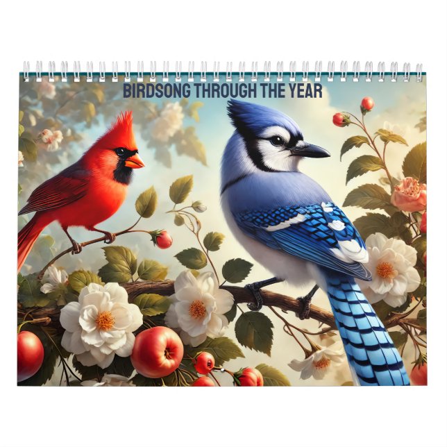 Fågelsång Genom Året  Kalender (Omslag)