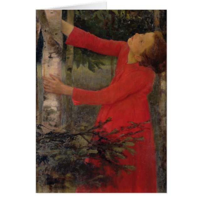 Fågelsång Hälsningskort (Framsidan)