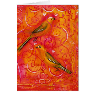 Fågelsång Hälsningskort