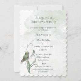 Fågelsång och goda önskningar Inbjudan